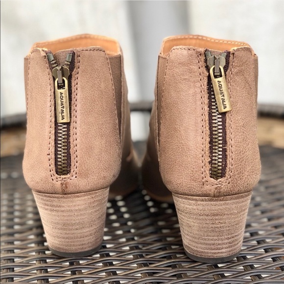 Aquatalia “Freida” Leather Waterproof Ankle Bootie - Picture 7 of 9